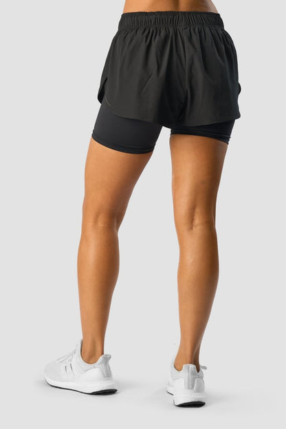 charge 2-in-1 shorts wmn black