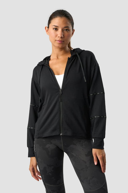 ultimate training zipper hoodie black