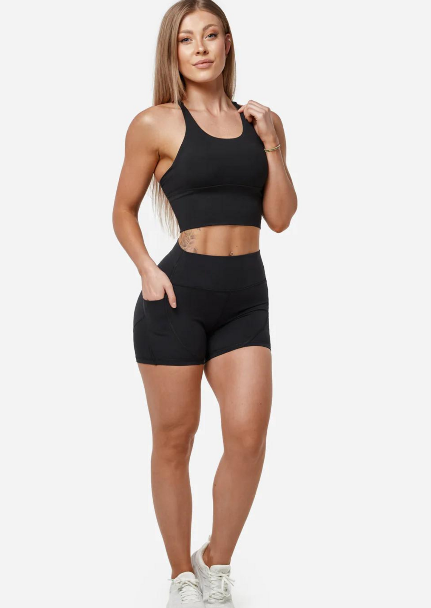 Extended Sports Bra - Black - for kvinde - FAMME - Sports BH