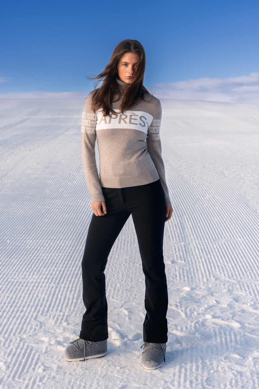 APRÈS-SKI Sweater · Beige/White