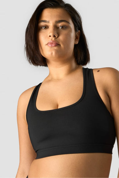 classic sports bra black