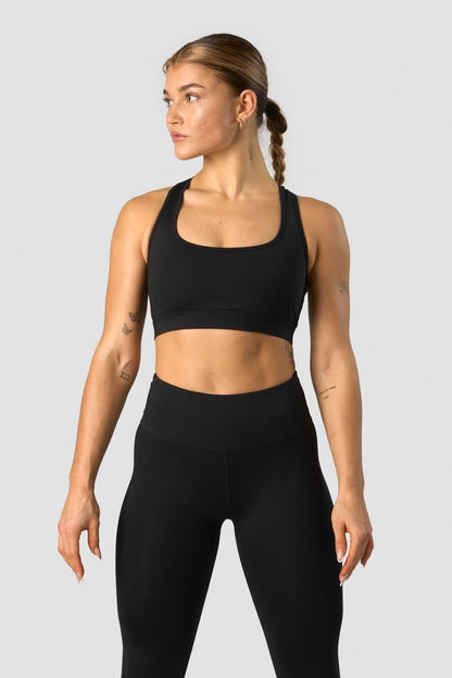 classic sports bra black