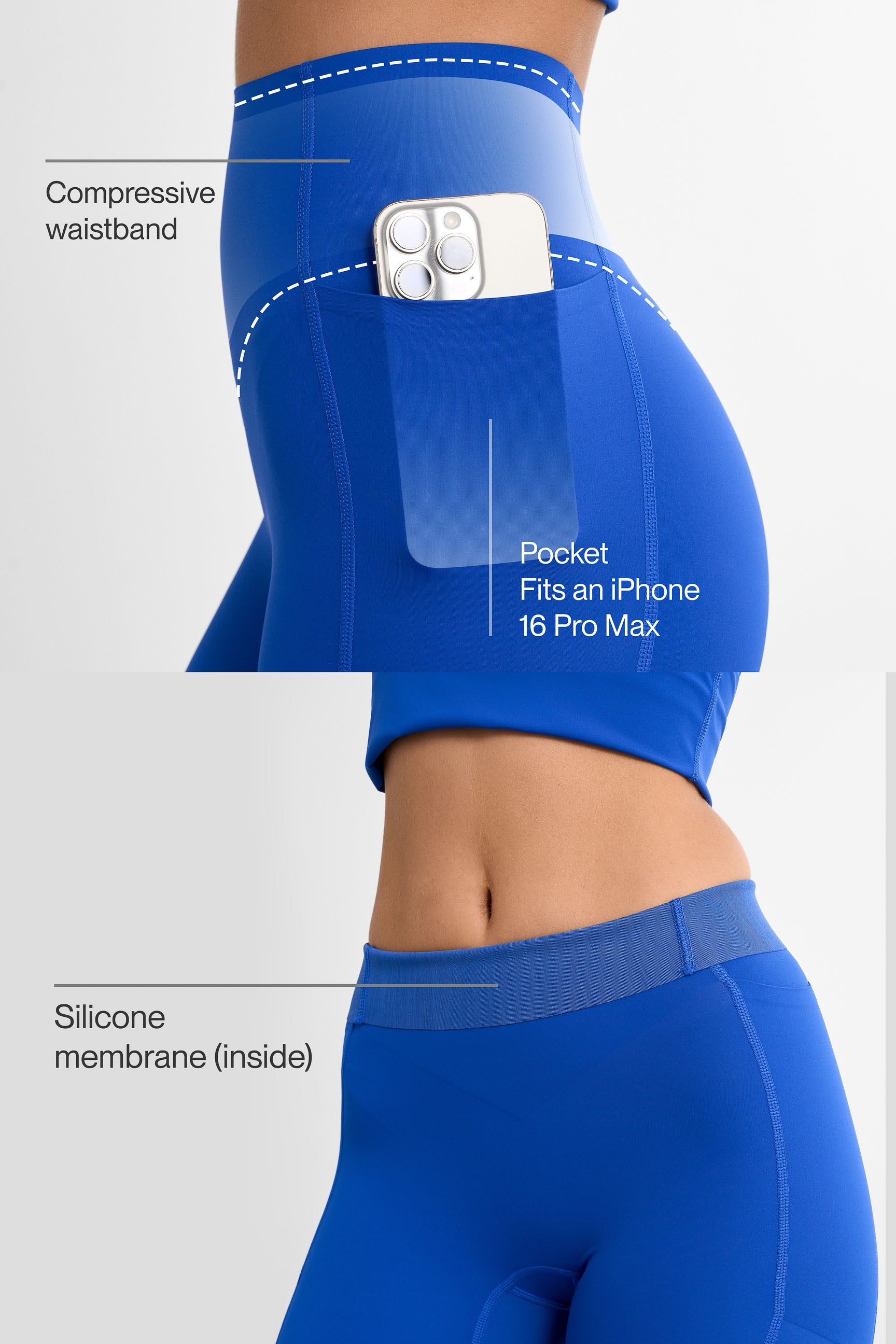 Pocket Compression Leggings - for kvinde - Famme - Leggings