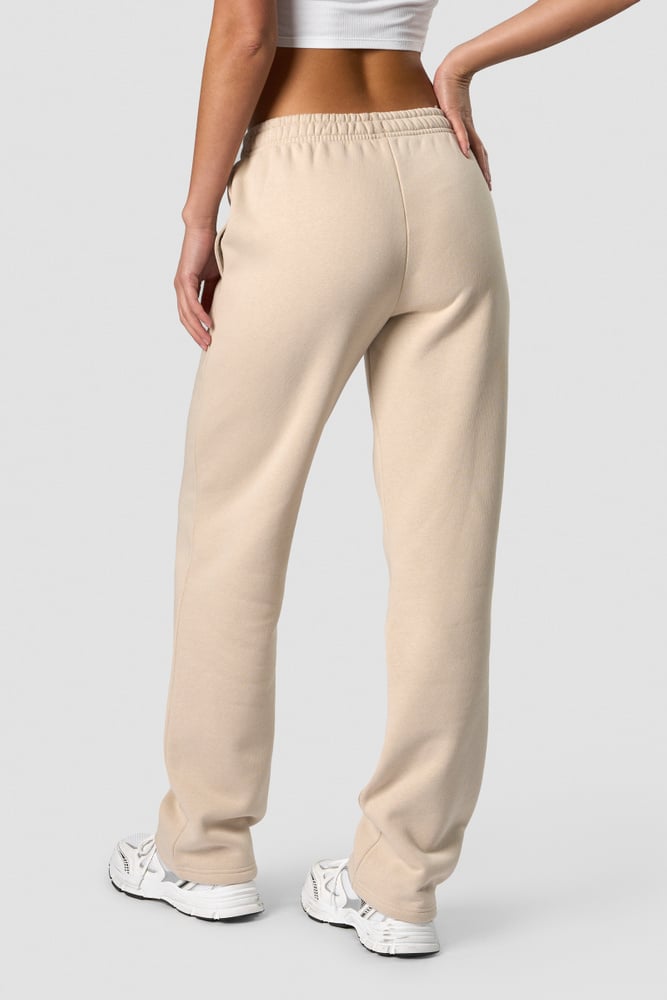 everyday straight leg sweatpants beige