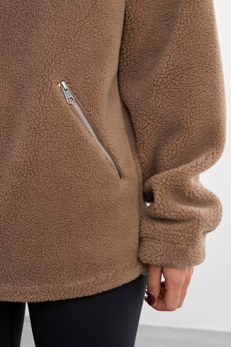 Fleece Jacket · Beige