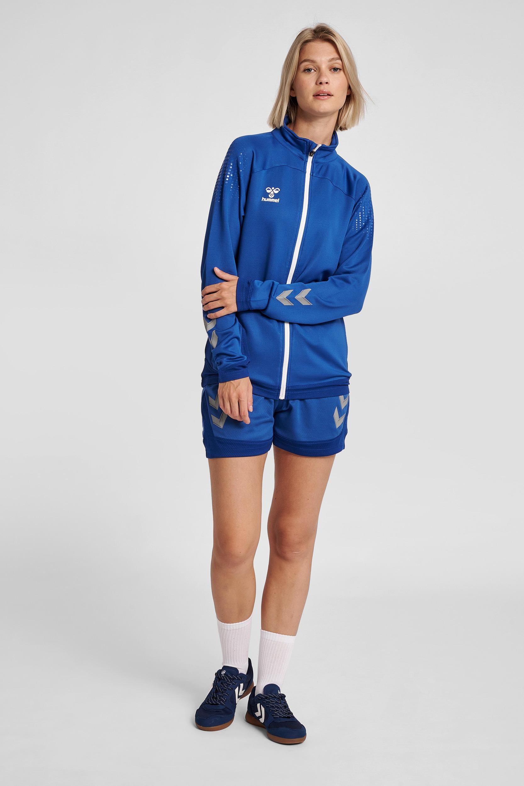 HUMMEL - Hml Lead Women Poly Zip Jacket - True Blue