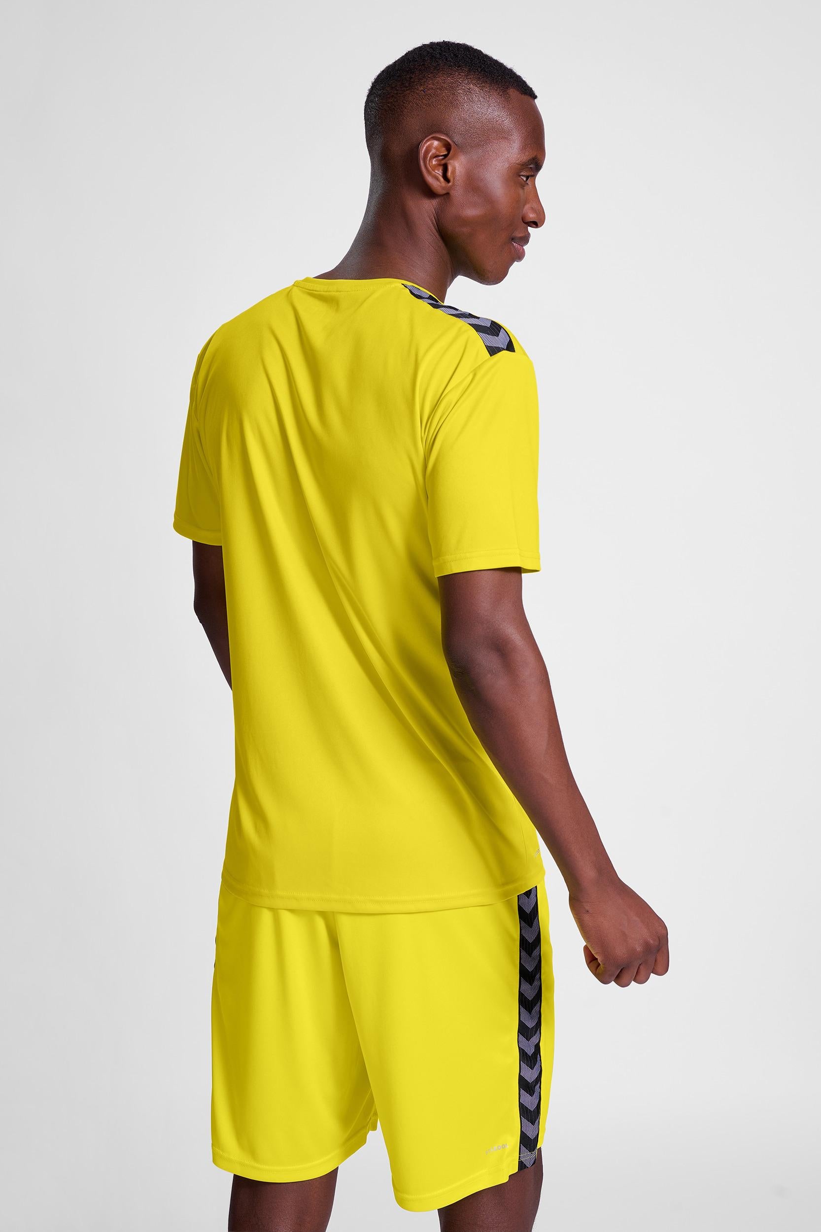 HUMMEL - Hmlauthentic Pl Jersey S/s - Blazing Yellow