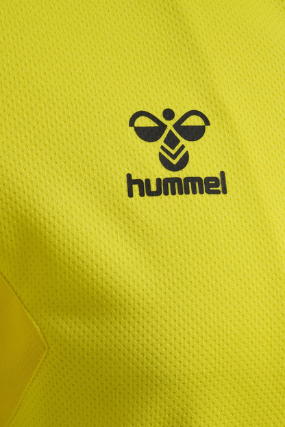 HUMMEL - Hmlauthentic Pl Zip Jacket - Blazing Yellow