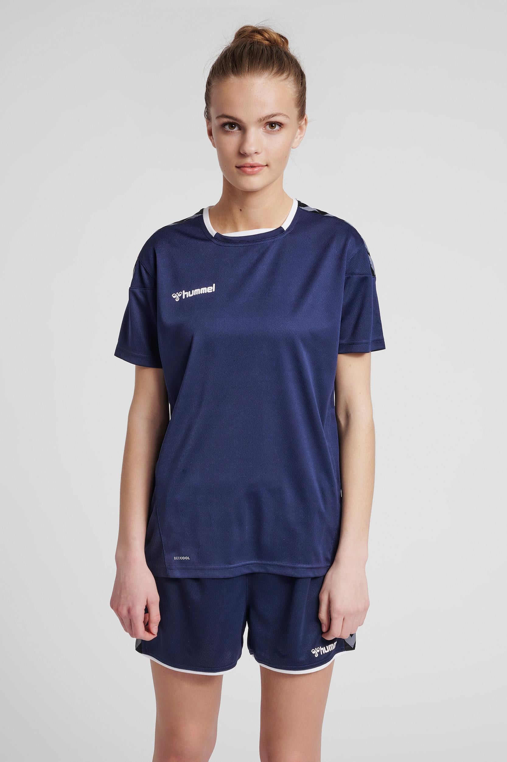 HUMMEL - Hmlauthentic Poly Jersey Woman S/s - Marine