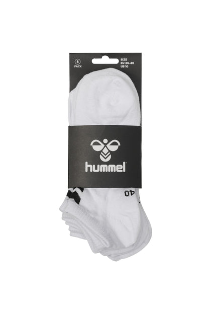 HUMMEL - Hmlchevron 6-pack Ankle Socks - White/white