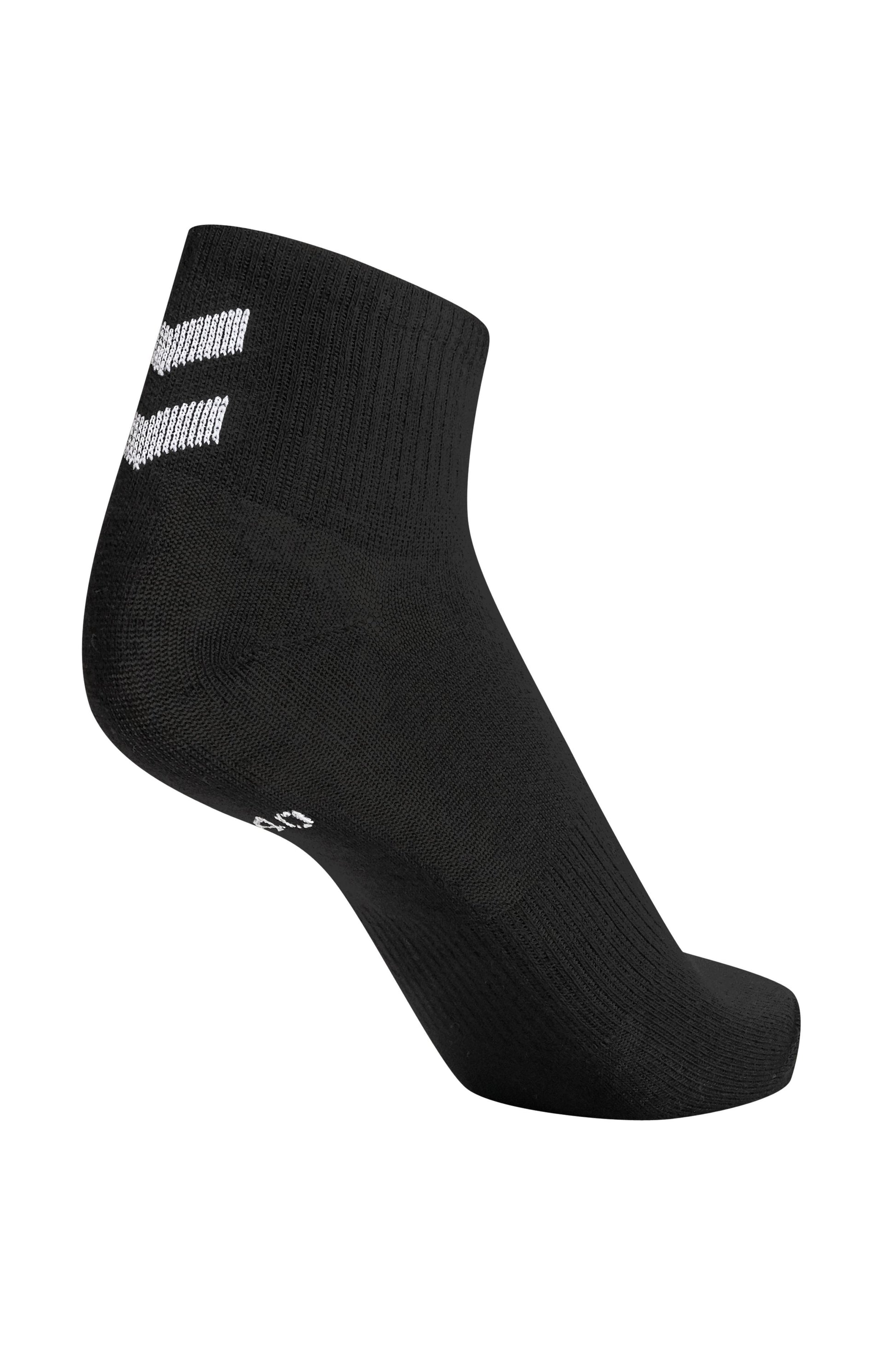 HUMMEL - Hmlchevron 6-pack  Mid Cut Socks - Black