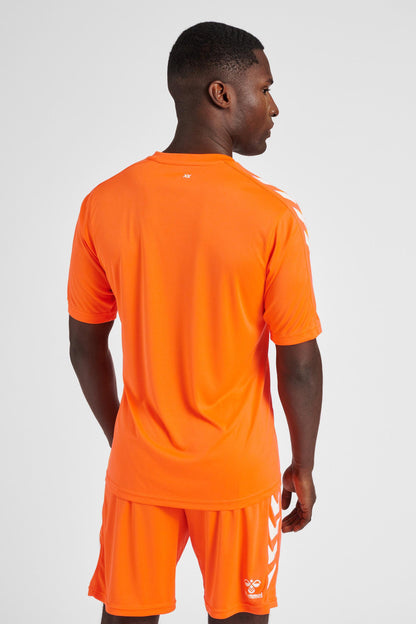 HUMMEL - Hmlcore Xk Poly Jersey S/s - Orange Tiger