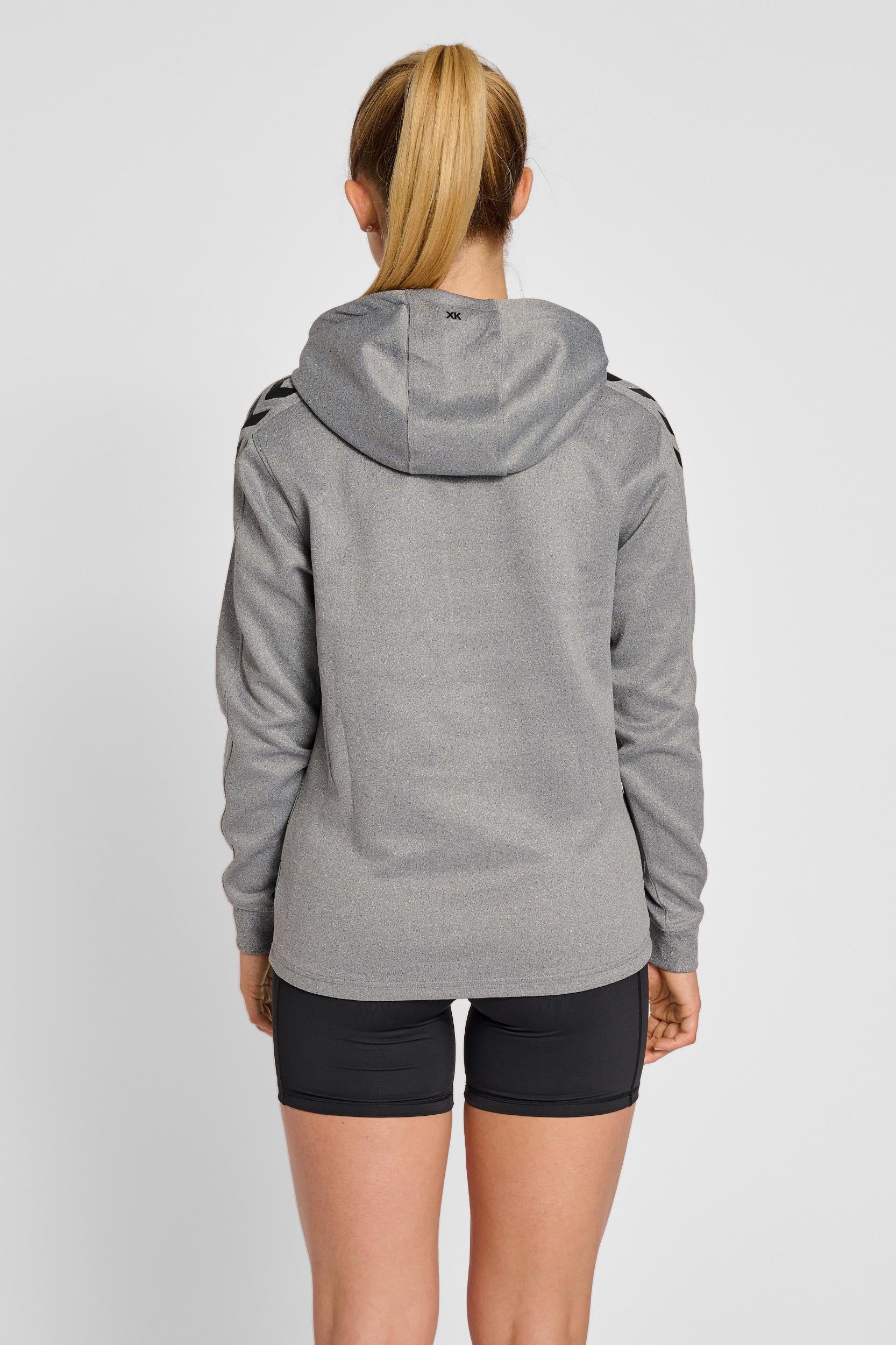 HUMMEL - Hmlcore Xk Poly Sweat Hoodie Woman - Grey Melange