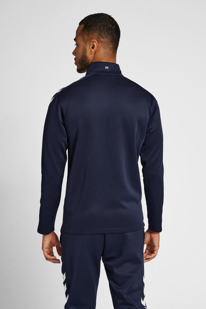 HUMMEL - Hmlcore Xk Poly Zip Sweat - Marine