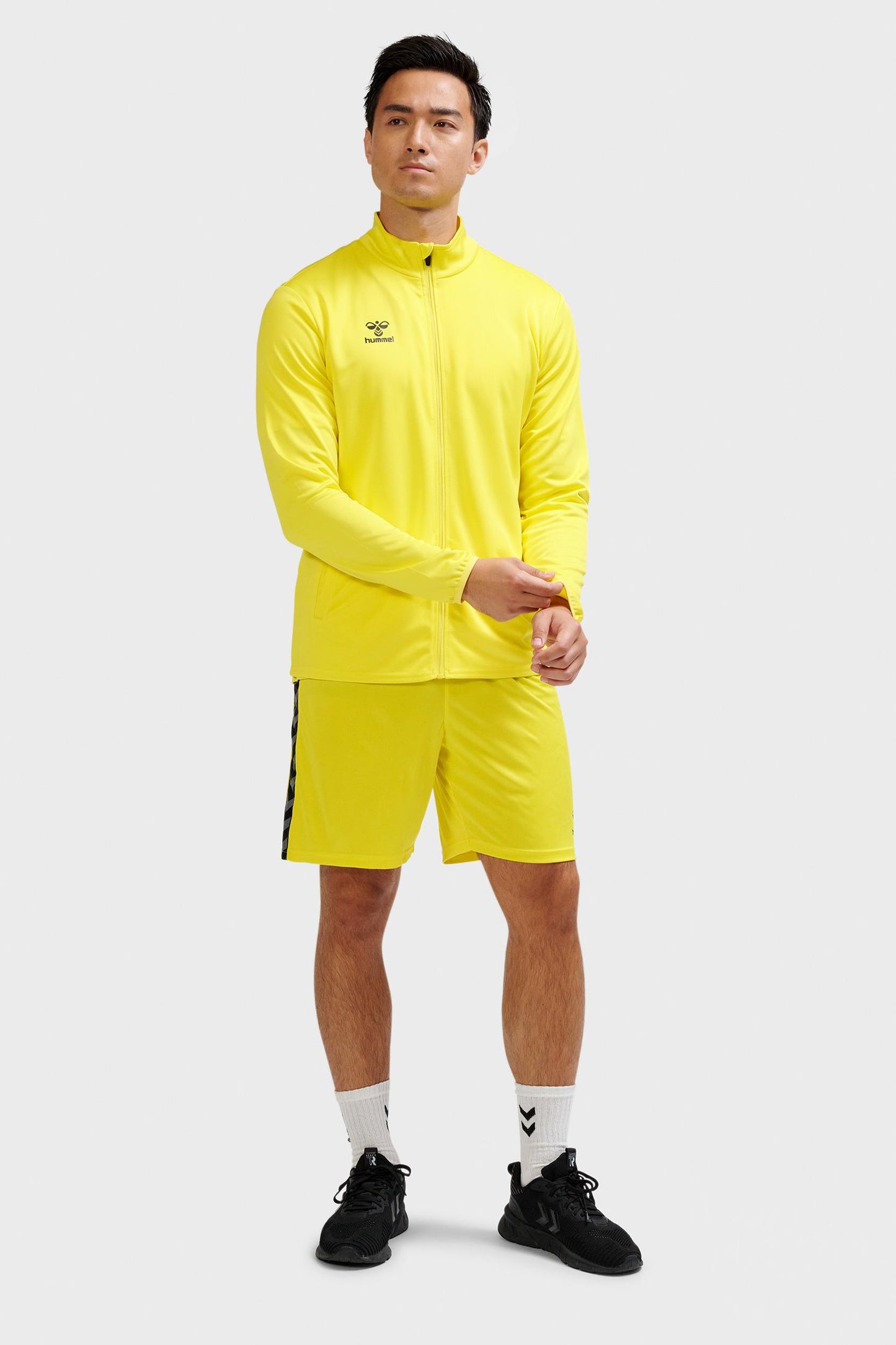 HUMMEL - Hmlessential Track Jacket - Blazing Yellow