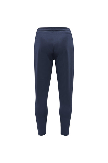 HUMMEL - Hmllegacy Poly Tapered Pants - Blue Nights/white