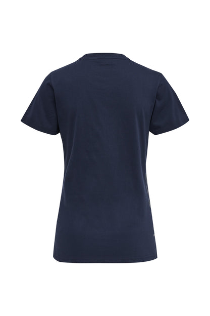 HUMMEL - Hmlmove Grid Cotton T-shirt S/s Wom - Marine