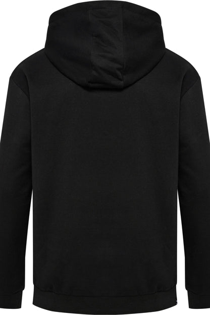 HUMMEL - Hmlmover Cotton Hoodie - Black