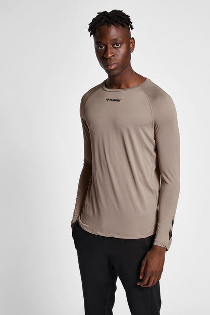 HUMMEL - Hmlmt Bow T-shirt L/s - Driftwood