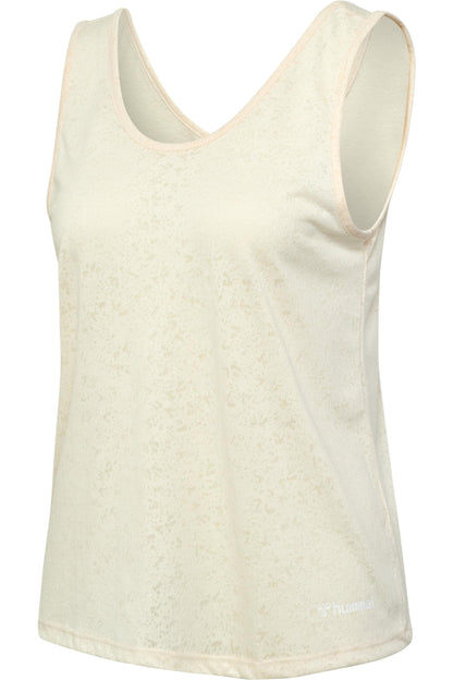 HUMMEL - Hmlmt Light Burnout Tanktop - Whitecap Gray