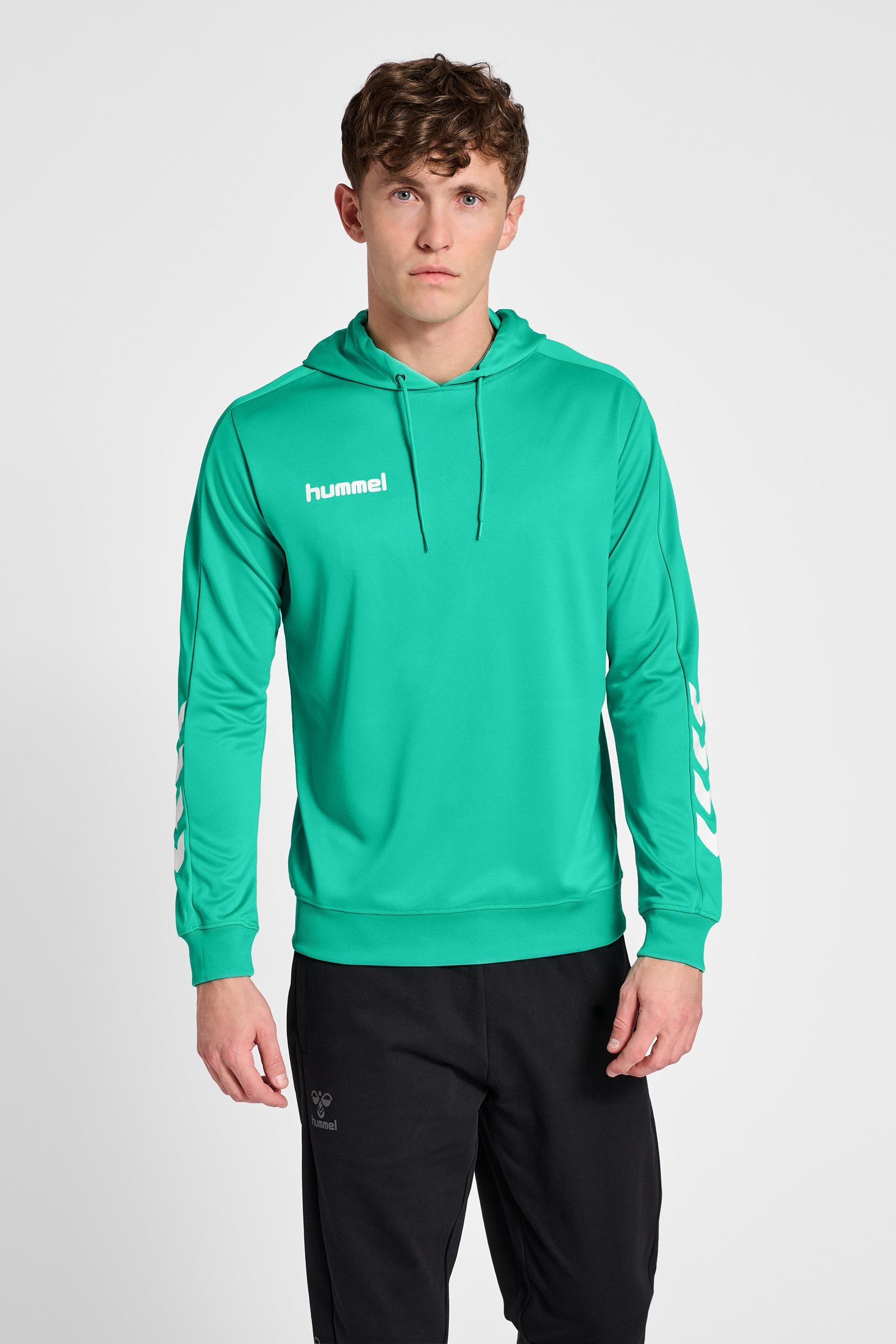 HUMMEL - Hmlpromo Poly Hoodie - Atlantis