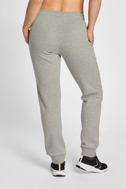 HUMMEL - Hmlred Basic Sweat Pants Woman - Grey Melange