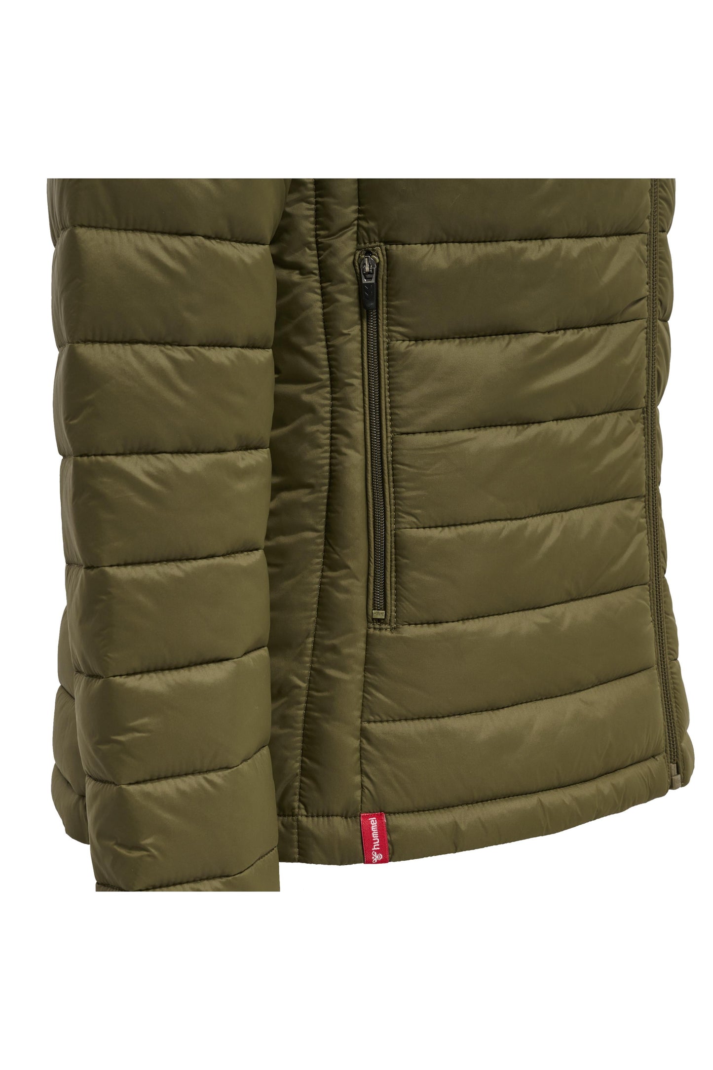 HUMMEL - Hmlred Quilted Hood Jacket Woman - Dark Olive