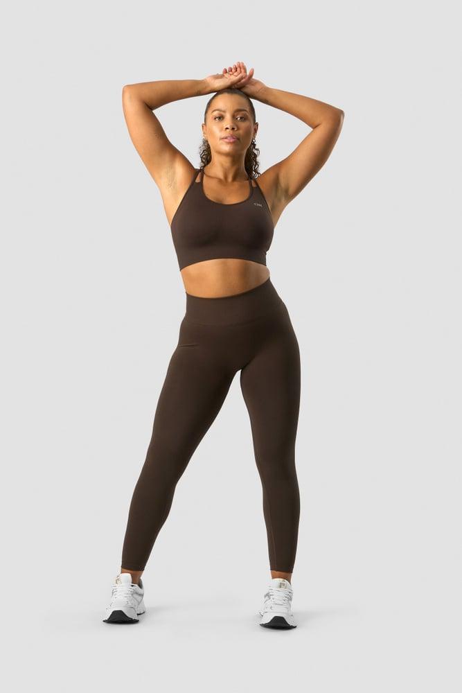 ICANIWILL - Define Seamless Sports Bra - Dark Brown