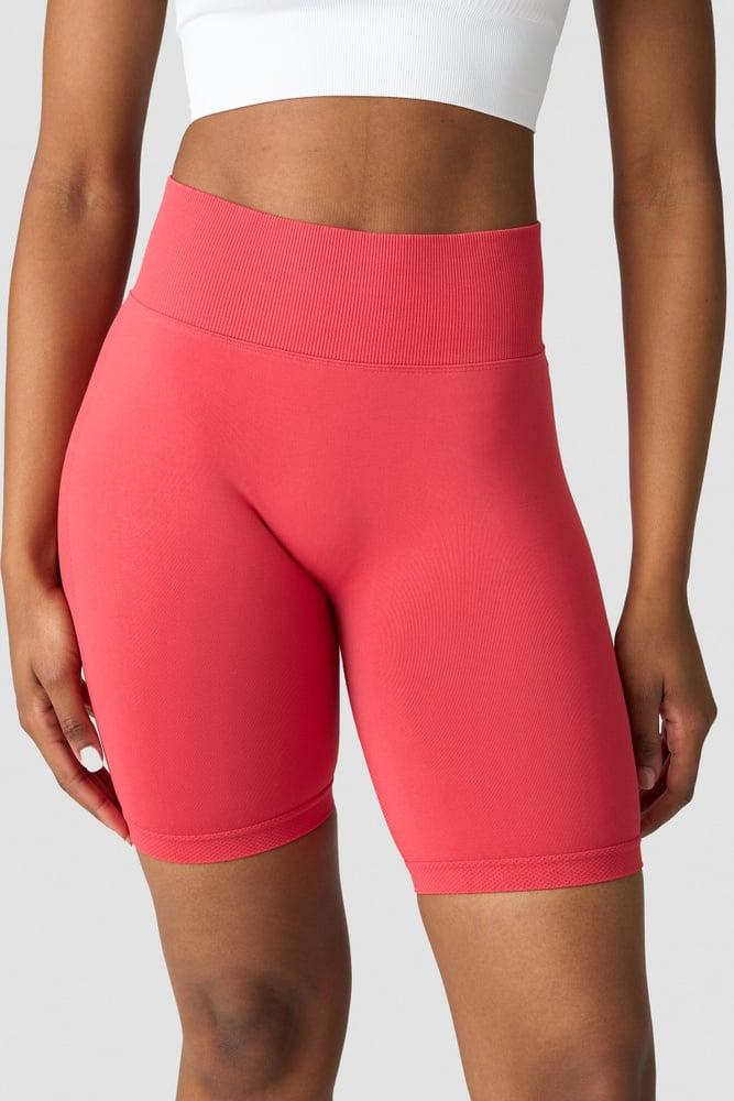 ICANIWILL - Define Seamless V-shape Biker Shorts - Raspberry