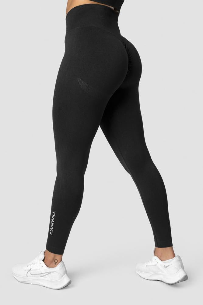 ICANIWILL - Scrunch Seamless Tights - Black