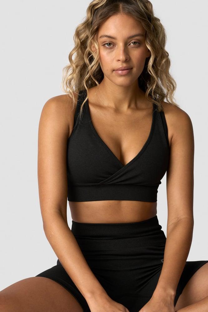 ICANIWILL - Soft seamless adjustable sports bra - Black