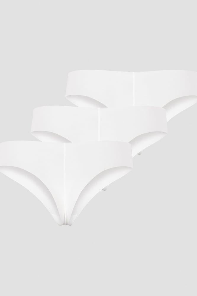 ICANIWILL - Soft Thong 3-pack - White