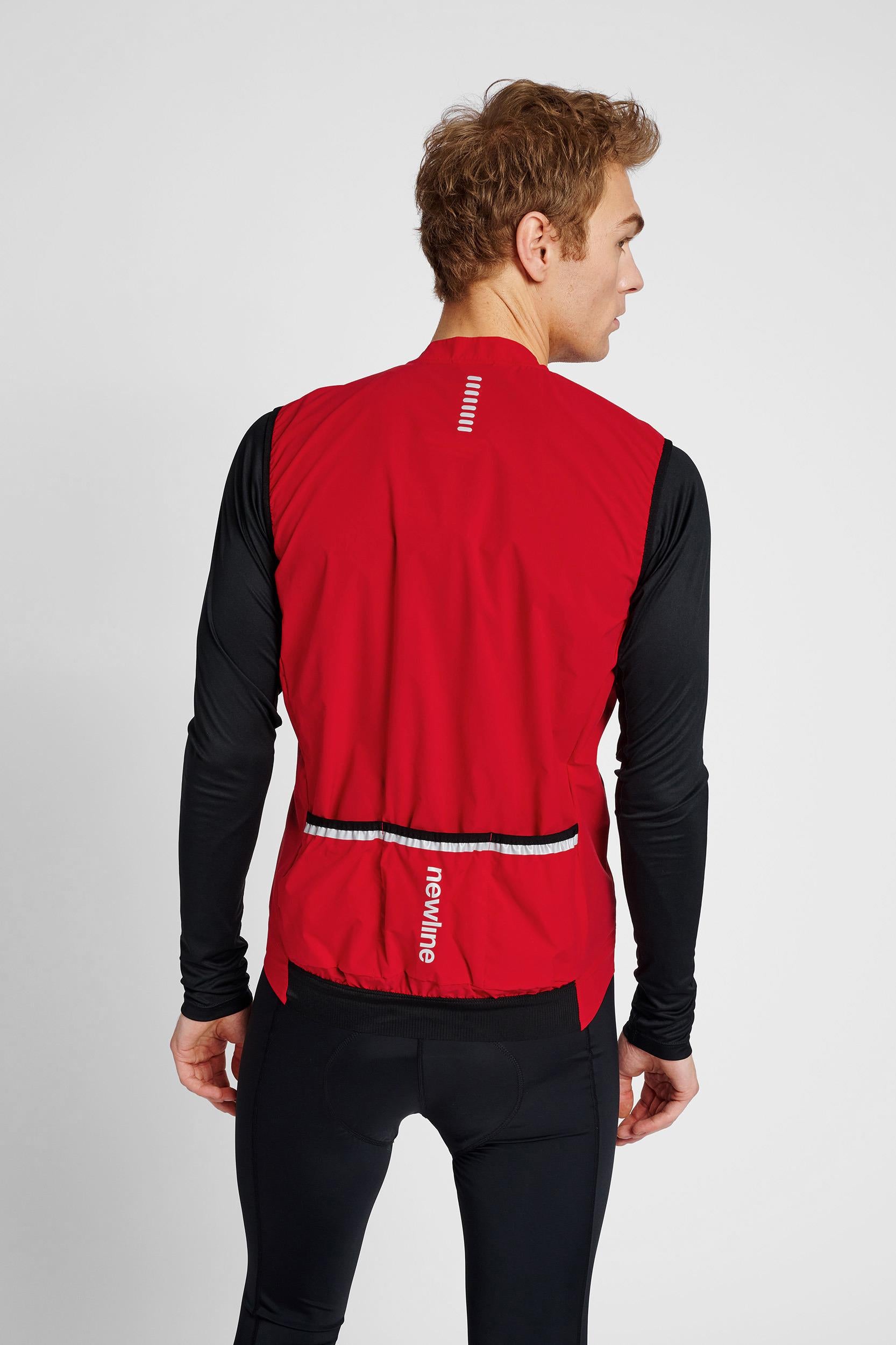 NEWLINE - Mens Core Bike Gilet - Tango Red