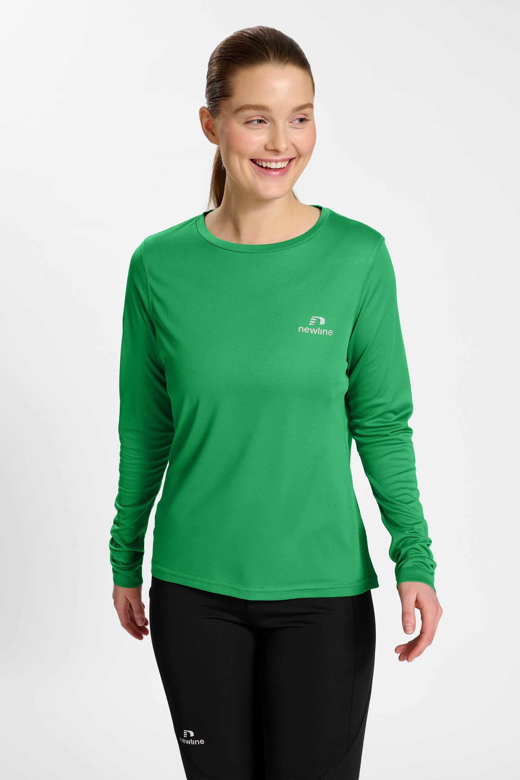 NEWLINE - Nwlmemphis T-shirt L/s Woman - Medium Green