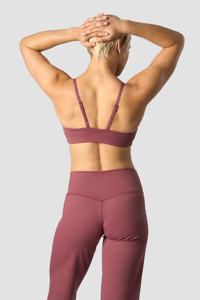 nimble adjustable sports bra wild berry