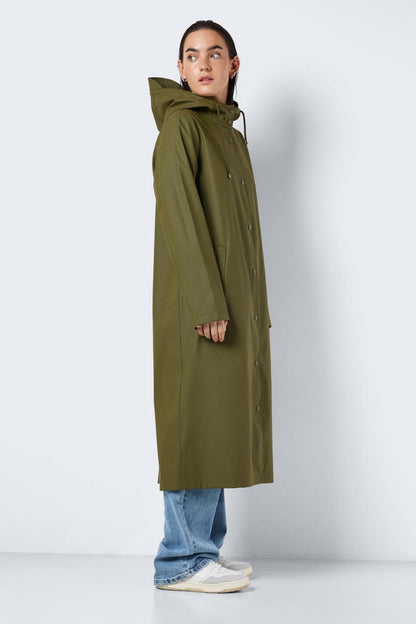 NOISY MAY - Sky L/s X-long A-line Raincoat - Green