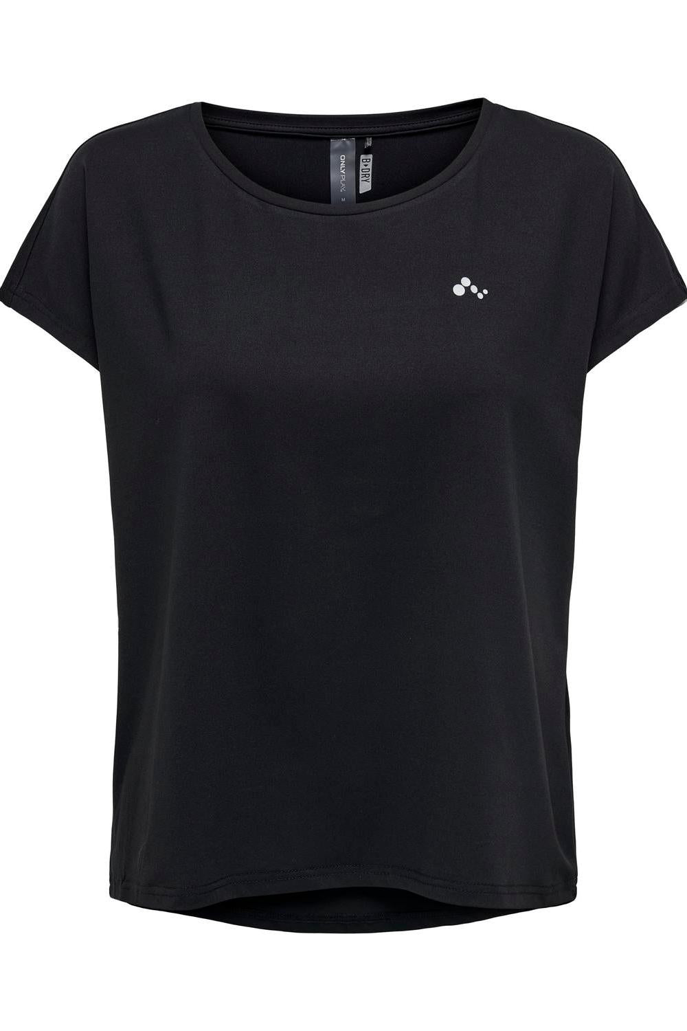 ONLYPLAY - Aubree Life On Ss Bat Loose Tee - Black