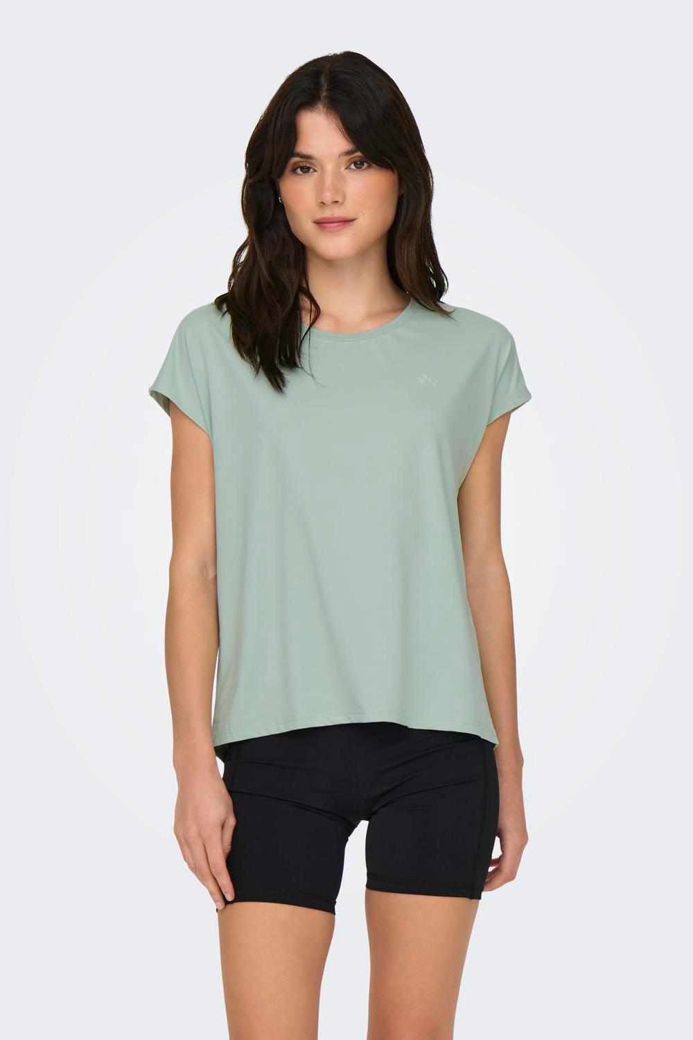 ONLYPLAY - Aubree Life On Ss Bat Loose Tee - Green