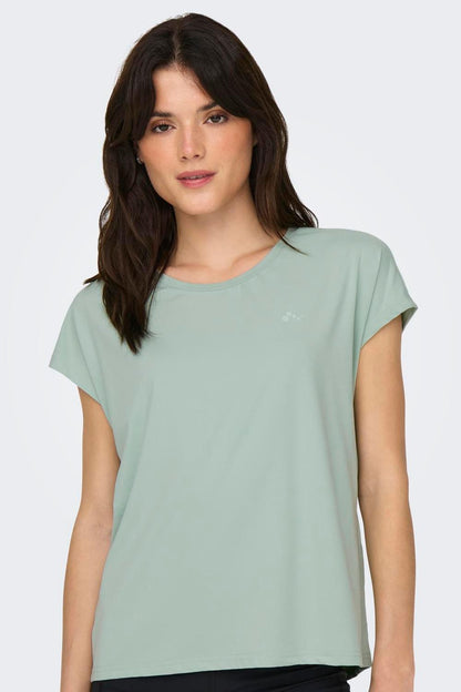 ONLYPLAY - Aubree Life On Ss Bat Loose Tee - Green