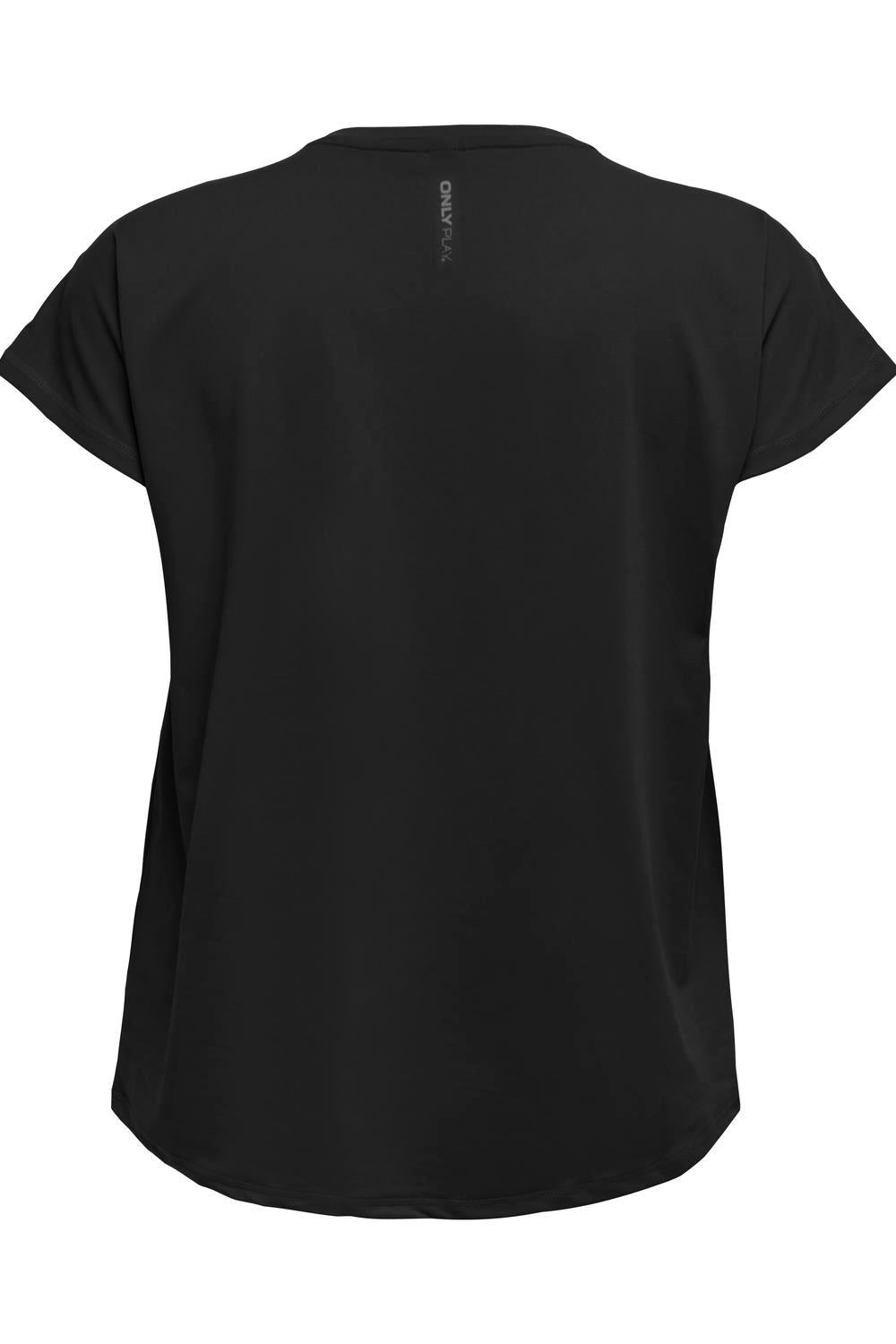 ONLYPLAY - Aubree Life Ss Bat Loose Tee Cur - Black