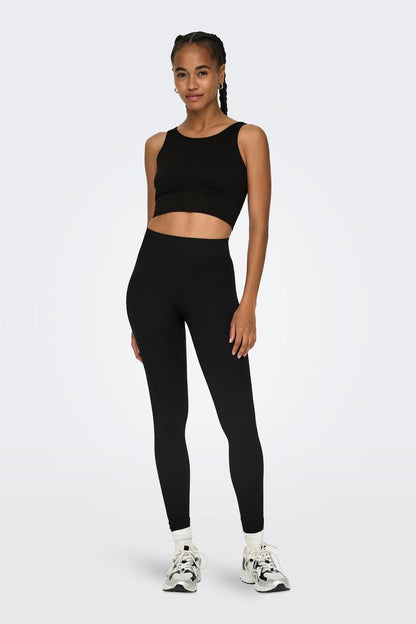 ONLYPLAY - Jaia Life Un Sl Seam Short Top - Black