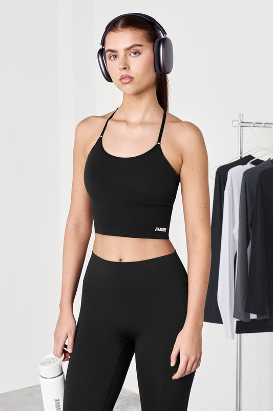 Power Seamless Top - for kvinde - FAMME - Sports bra