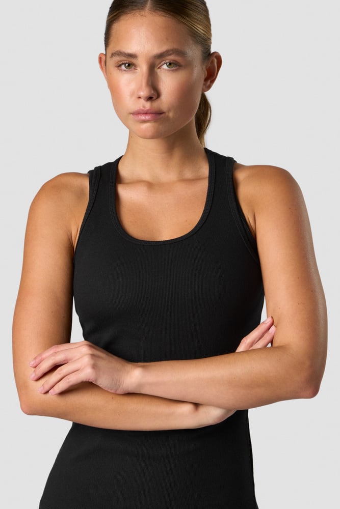 recharge tank top wmn black