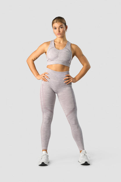 rush seamless sports bra lavender melange