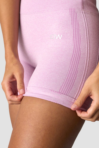 soft seamless shorts wmn lavender melange