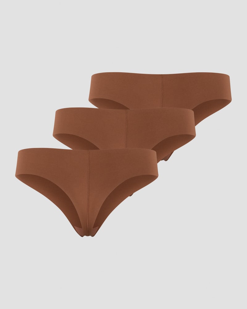 soft thong 3-pack cinnamon