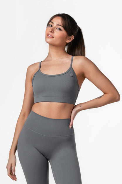 Grey Softy Sports Bra - for dame - Famme - Sports Bra